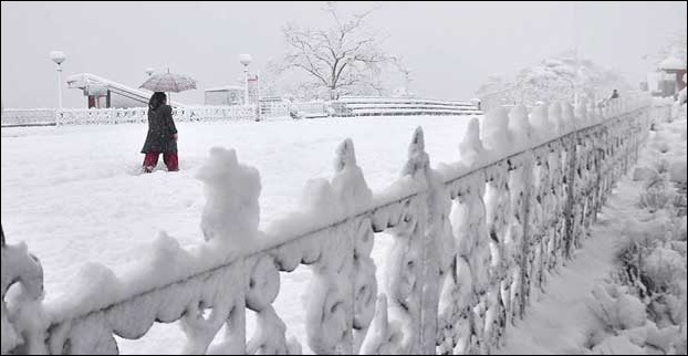 Shimla experiences snowfall between  December to February