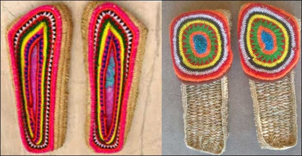 Poolan - a typical handicraft item  is a kind of indoor himachali slipper made out of dried opium stems