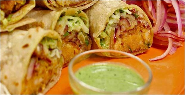 kolkata Roll is a popular street food kolkata Roll is a popular street food
