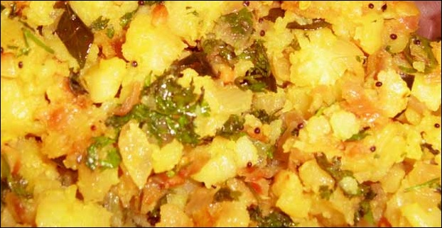Bread poha can be easily prepared with herbs , peas , groundnuts and lemons