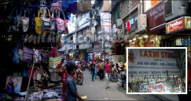 Hong Kong Market houses several street shops located on both sides of many lanes Hong Kong Market houses several street shops located on both sides of many lanes