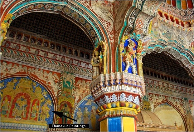 Chola Kings decorated their Palaces with Tanjore Paintings