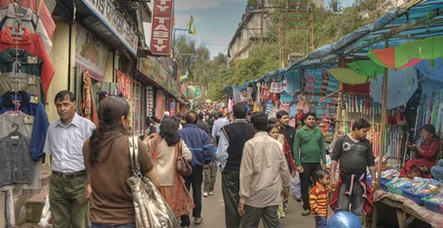 Chowrasta Market Darjeeling