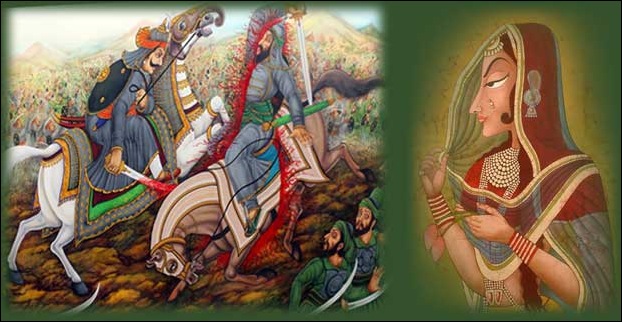Rajputana and Thaibani painting of Rajasthan