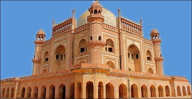 Safdarjung tomb is at a stone throw distance from Jorbagh metro  station