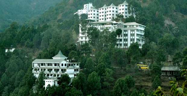 Shoolini University campus near Solan in Himachal pradesh