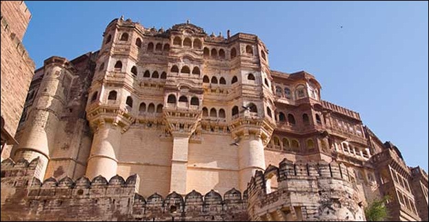 Fort of Mehrangarh in Rajasthan