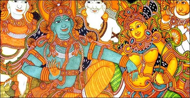 Mural painting in kerala are based on Indian mythology