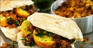 Vada Pav is the famous Indian form of burger
