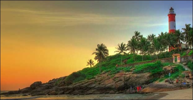 The beaches of Kerala