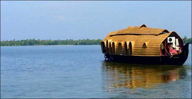 The typical backwaters of Kerala