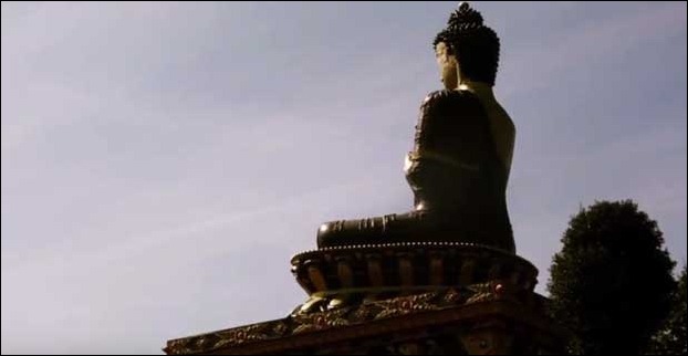 128 feet tall Tathagata Tsal's statue at Sikkim