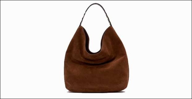 Hobo handbags have large and crescent shape
