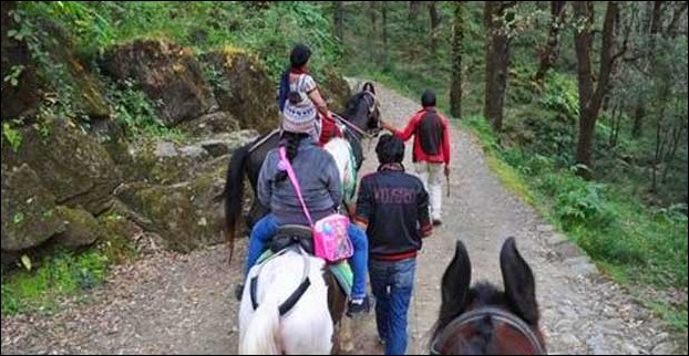 Horse Riding at BaraPathar is an enjoyable nature trek till Tiffin Top