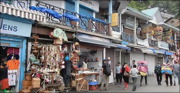 Lakkar Bazaar Market of Shimla