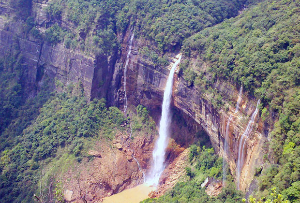 Nohkalikai waterfall