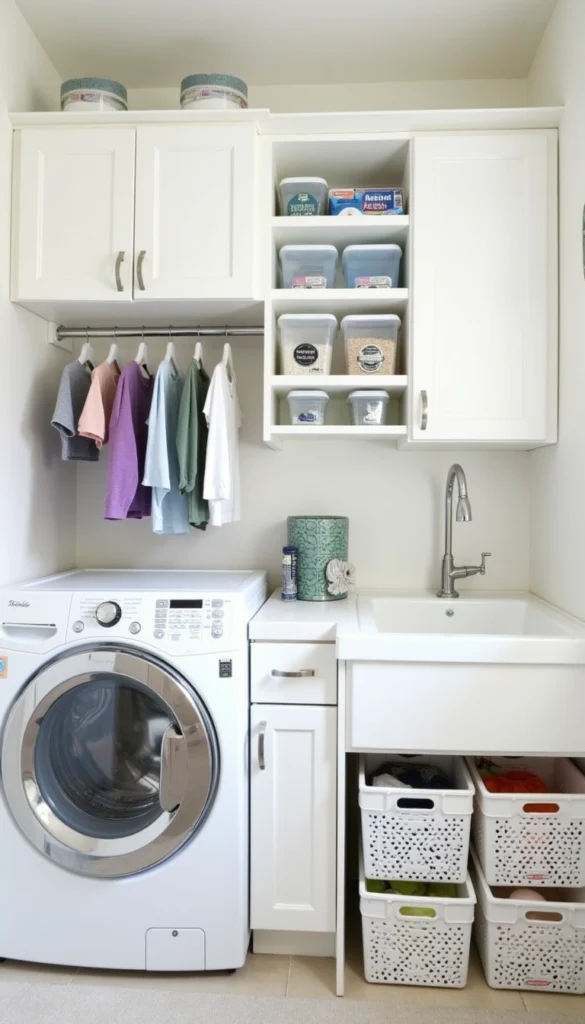 Laundry room organization tips