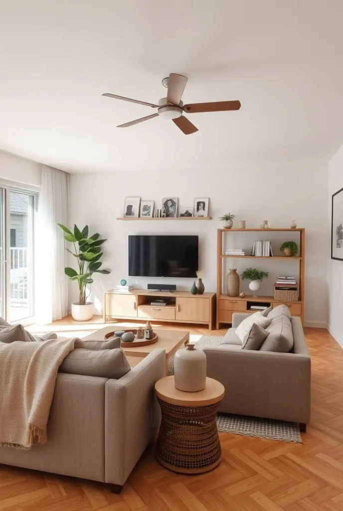 organized living room