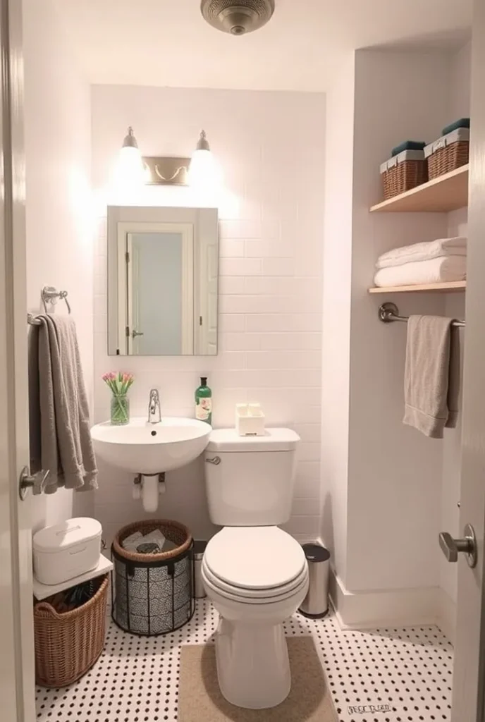 Organized bathroom