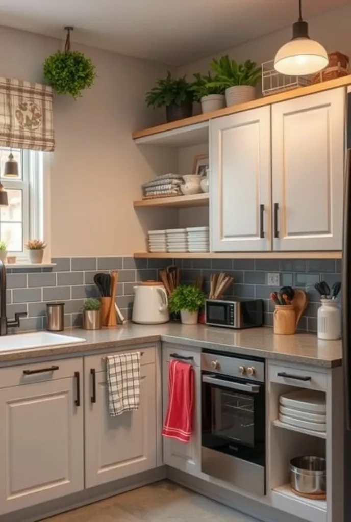 Organized kitchen