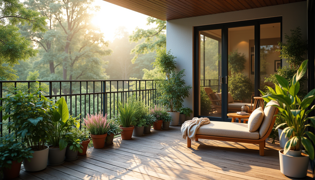 urban gardening in balcony