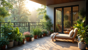urban gardening in balcony